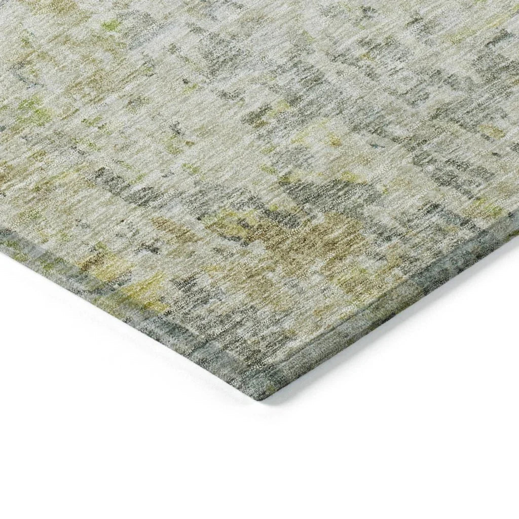 LOOMLAN Rugs Suri Green Washable Indoor-Outdoor Rug