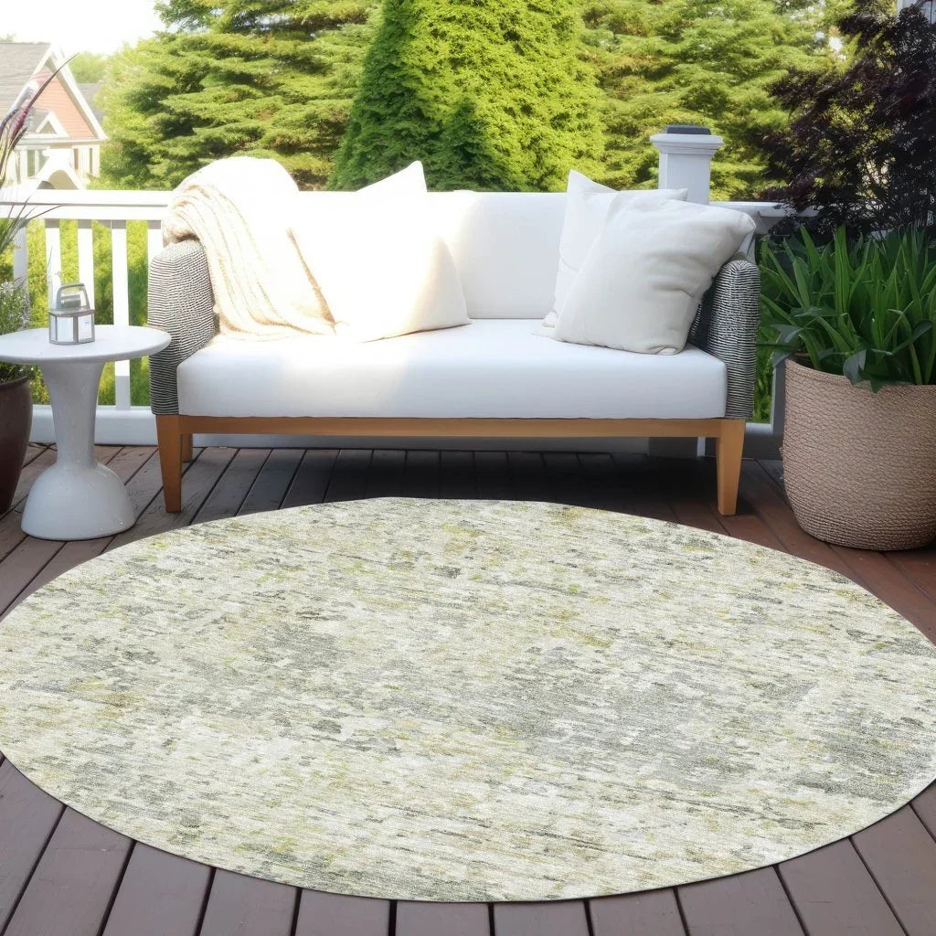 LOOMLAN Rugs Suri Green Washable Indoor-Outdoor Rug