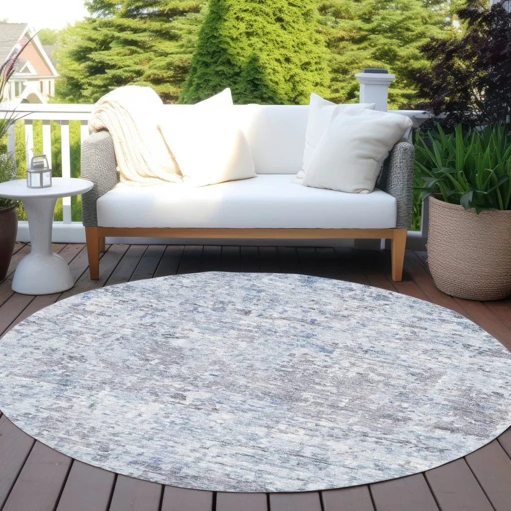 LOOMLAN Rugs Suri Sky Washable Indoor-Outdoor Rug