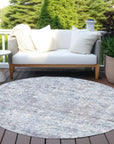 LOOMLAN Rugs Suri Sky Washable Indoor-Outdoor Rug