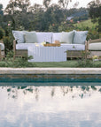 Bazaar Fluted Athena Outdoor Coffee Table