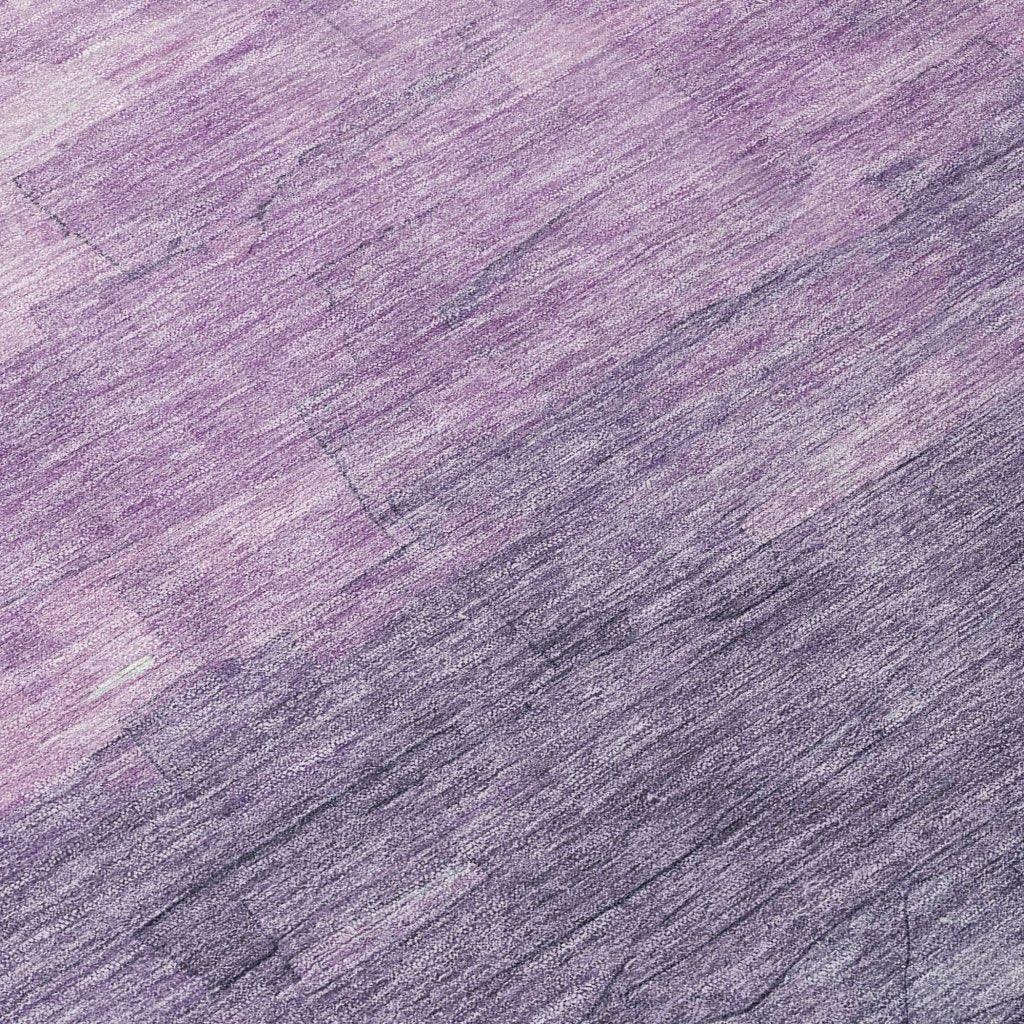 LOOMLAN Rugs Sylari Purple Washable Indoor-Outdoor Rug