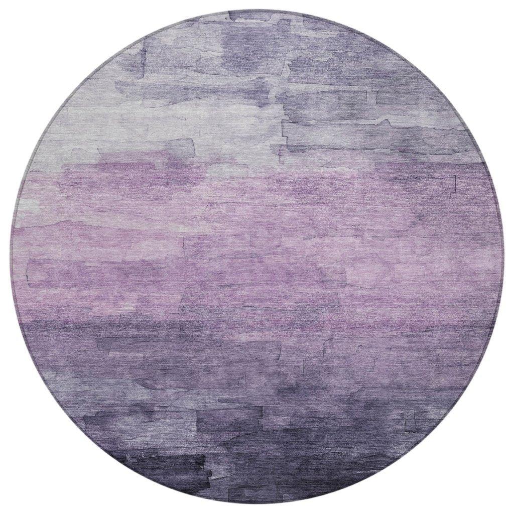 LOOMLAN Rugs Sylari Purple Washable Indoor-Outdoor Rug