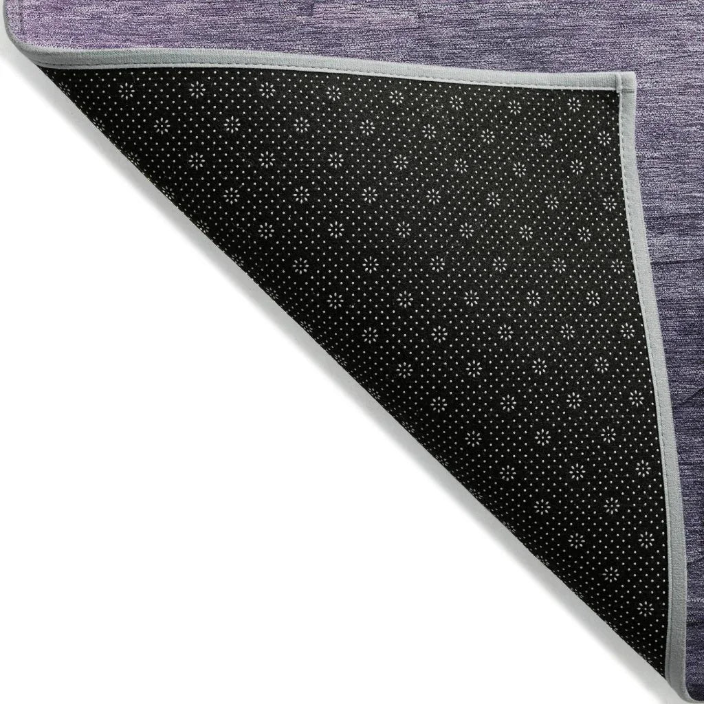 LOOMLAN Rugs Sylari Purple Washable Indoor-Outdoor Rug