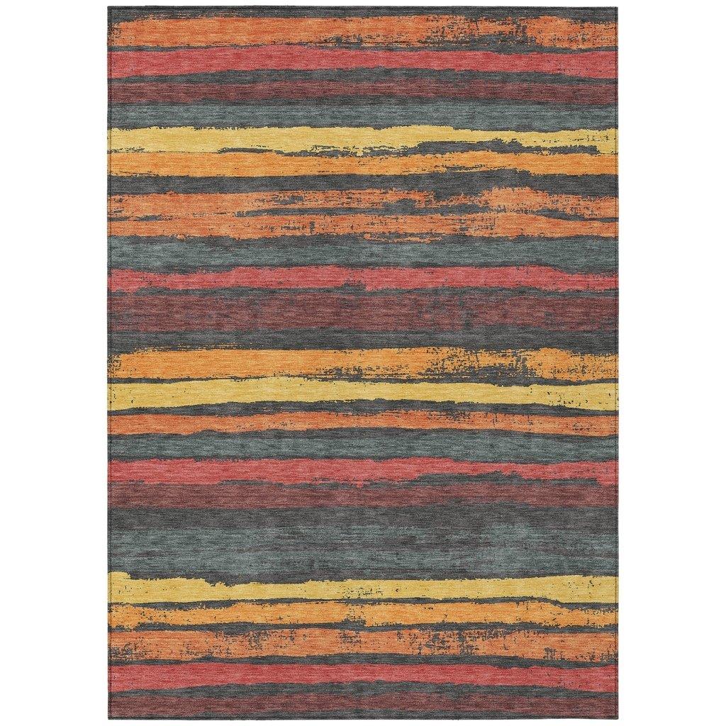 LOOMLAN Rugs Sylira Granite Washable Indoor-Outdoor Rug