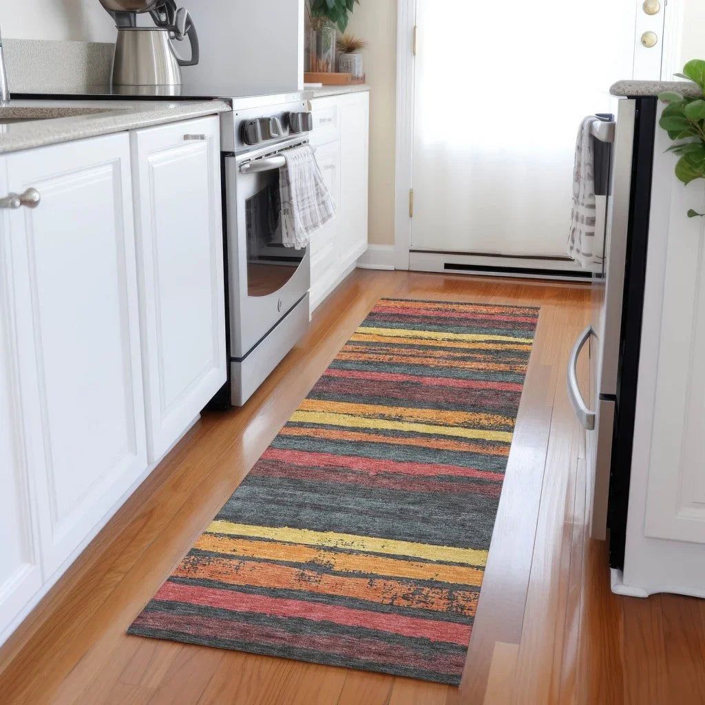 LOOMLAN Rugs Sylira Granite Washable Indoor-Outdoor Rug