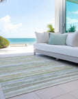 LOOMLAN Rugs Sylira Ivory Washable Indoor-Outdoor Rug