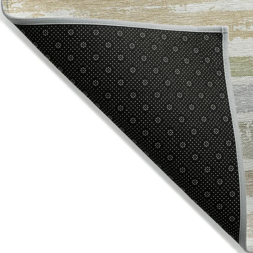 LOOMLAN Rugs Sylira Ivory Washable Indoor-Outdoor Rug
