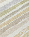 LOOMLAN Rugs Sylira Ivory Washable Indoor-Outdoor Rug