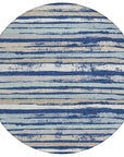 LOOMLAN Rugs Sylira Navy Washable Indoor-Outdoor Rug