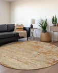 LOOMLAN Rugs Sylvaine Orange Washable Indoor-Outdoor Rug