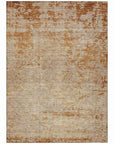 LOOMLAN Rugs Sylvaine Orange Washable Indoor-Outdoor Rug