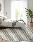 LOOMLAN Rugs Symara Ivory Washable Indoor-Outdoor Rug