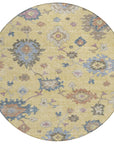 LOOMLAN Rugs Talitha Gold Washable Indoor-Outdoor Rug
