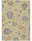 LOOMLAN Rugs Talitha Gold Washable Indoor-Outdoor Rug