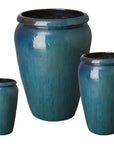 Tall Ceramic Round Planter - LOOMLAN - Emissary - Planters