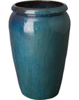 Tall Ceramic Round Planter - LOOMLAN - Emissary - Planters