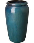 Tall Ceramic Round Planter - LOOMLAN - Emissary - Planters