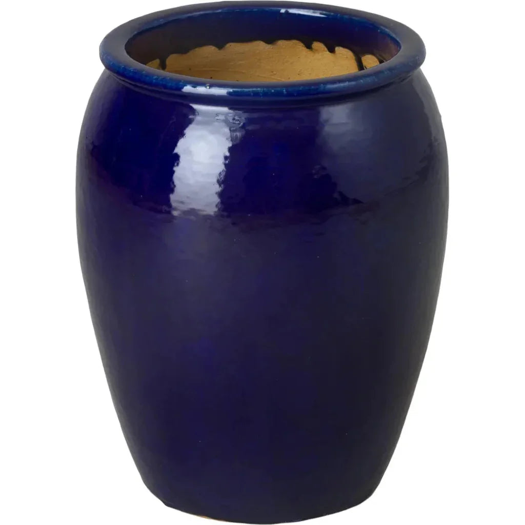 Emissary Tall Round Ceramic Planter