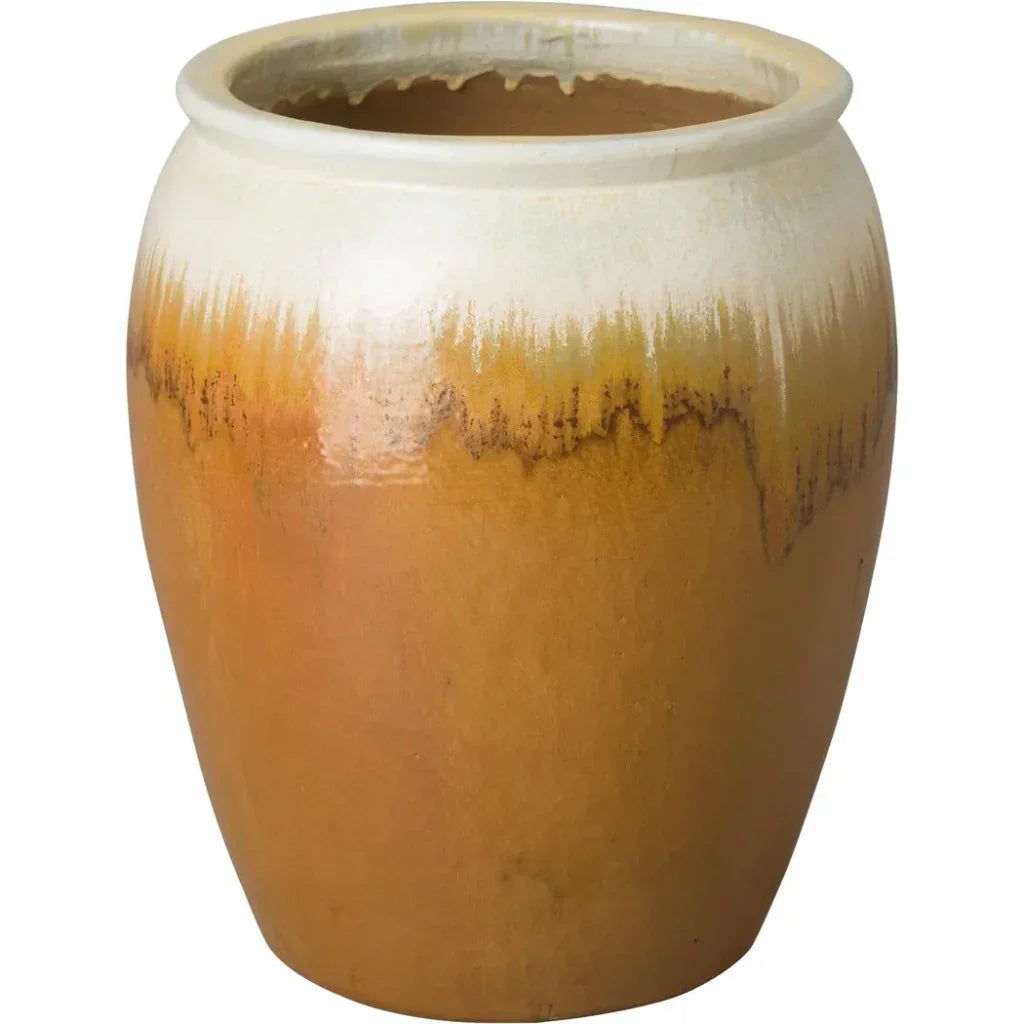 Emissary Tall Round Ceramic Planter