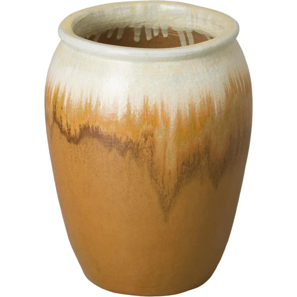 Emissary Tall Round Ceramic Planter