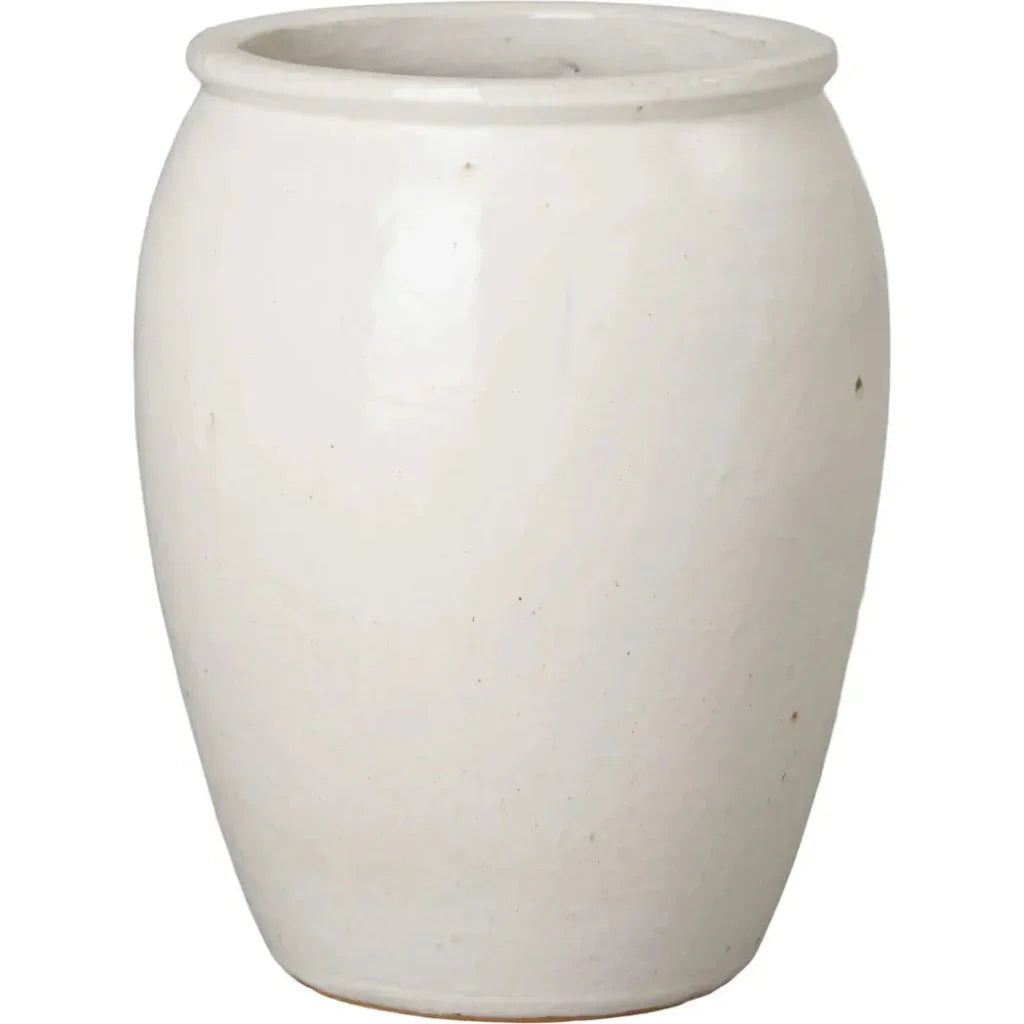 Emissary Tall Round Ceramic Planter