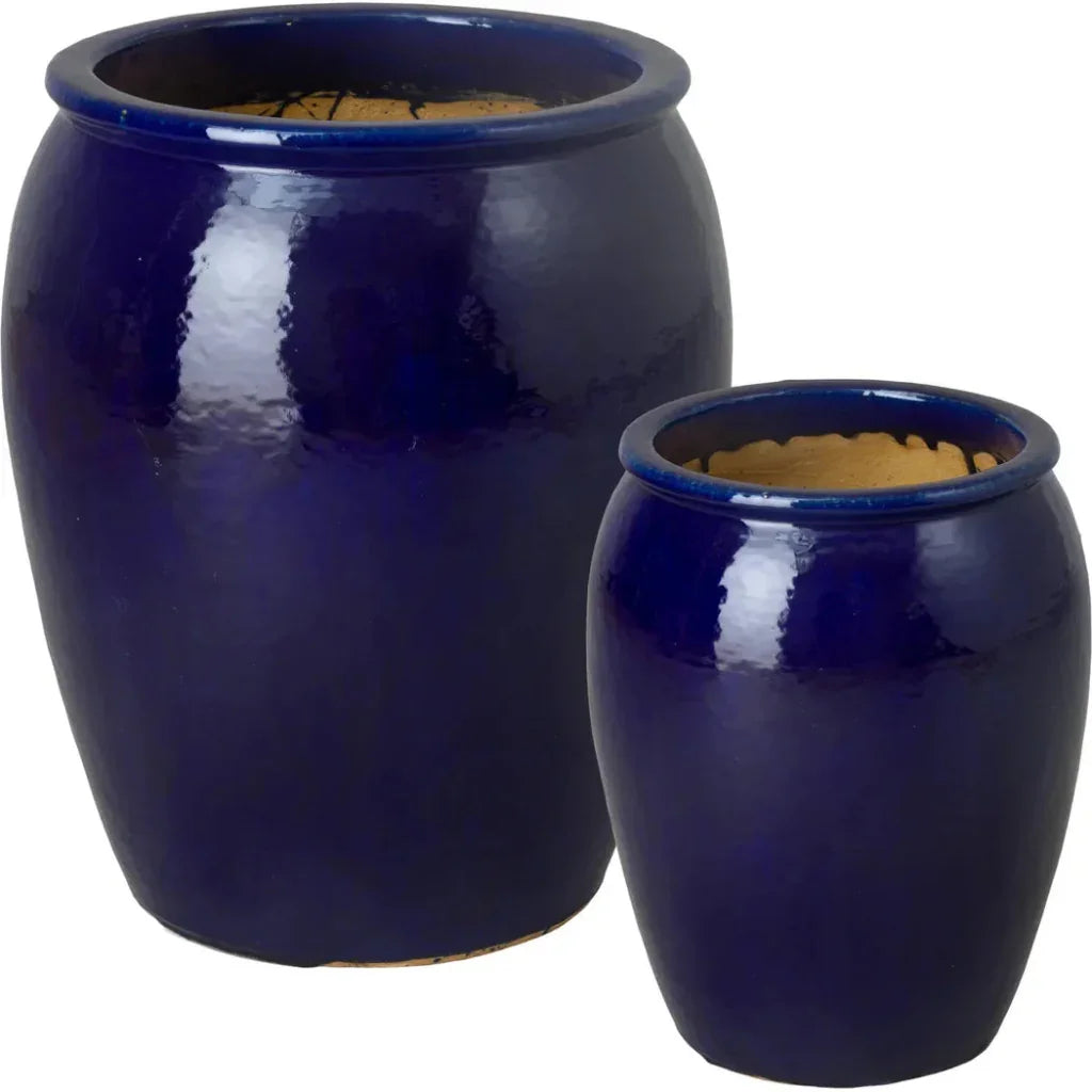 Emissary Tall Round Ceramic Planter