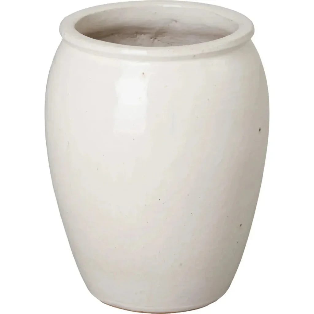 Emissary Tall Round Ceramic Planter