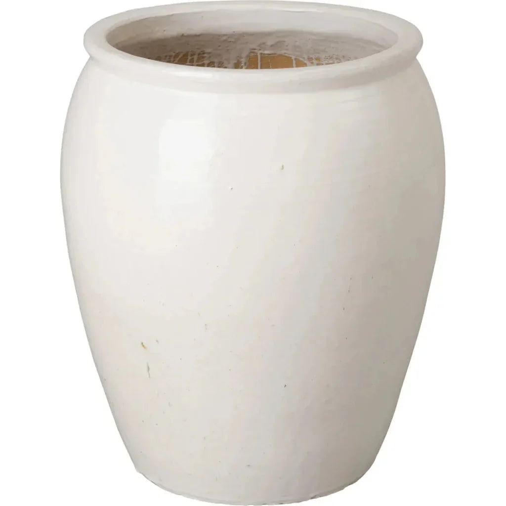 Emissary Tall Round Ceramic Planter