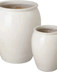 Emissary Tall Round Ceramic Planter