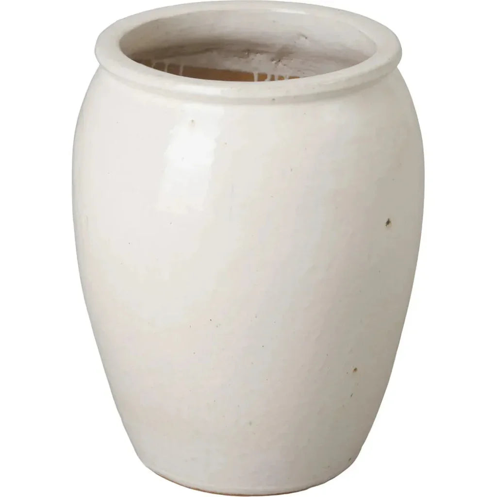 Emissary Tall Round Ceramic Planter