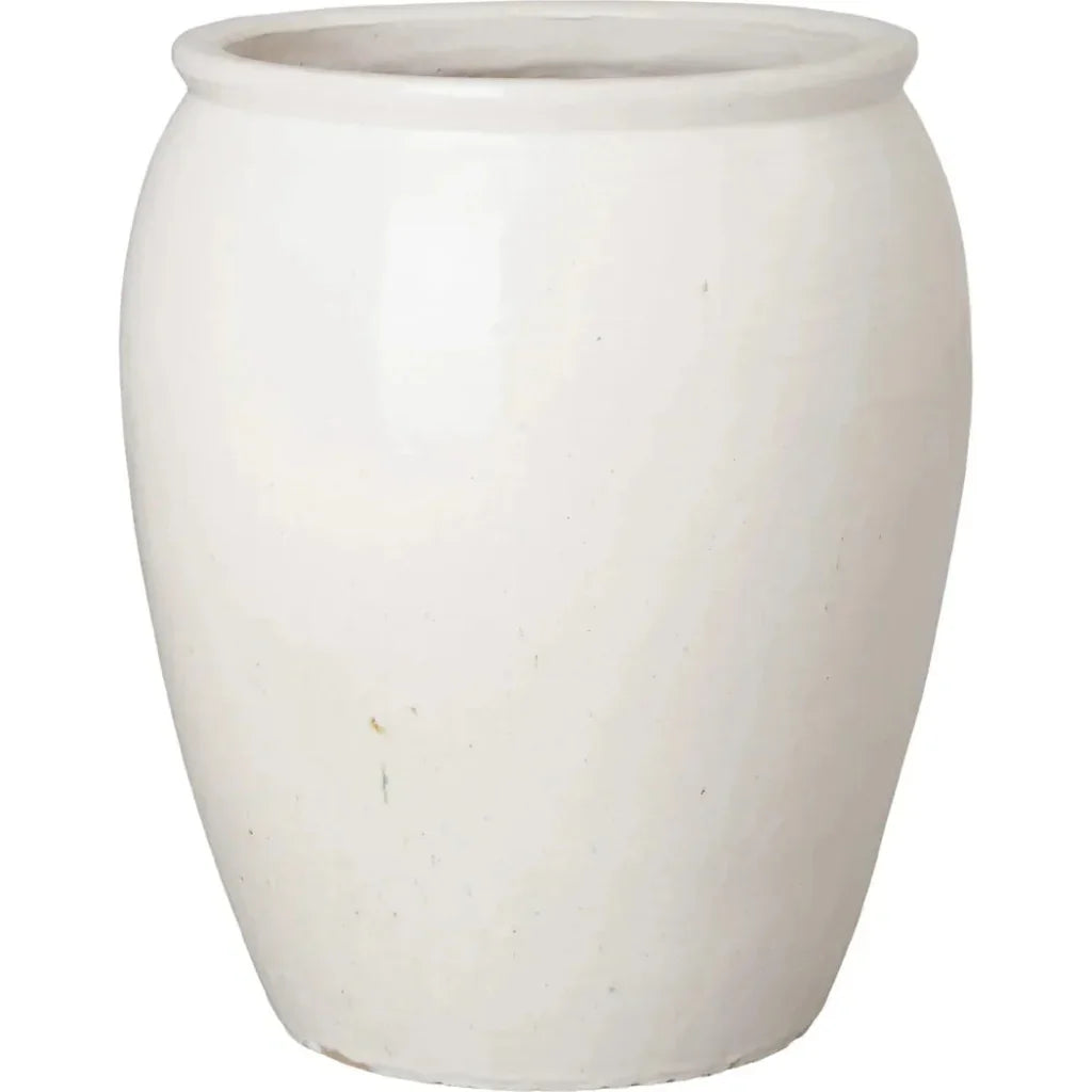Emissary Tall Round Ceramic Planter