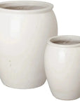 Emissary Tall Round Ceramic Planter