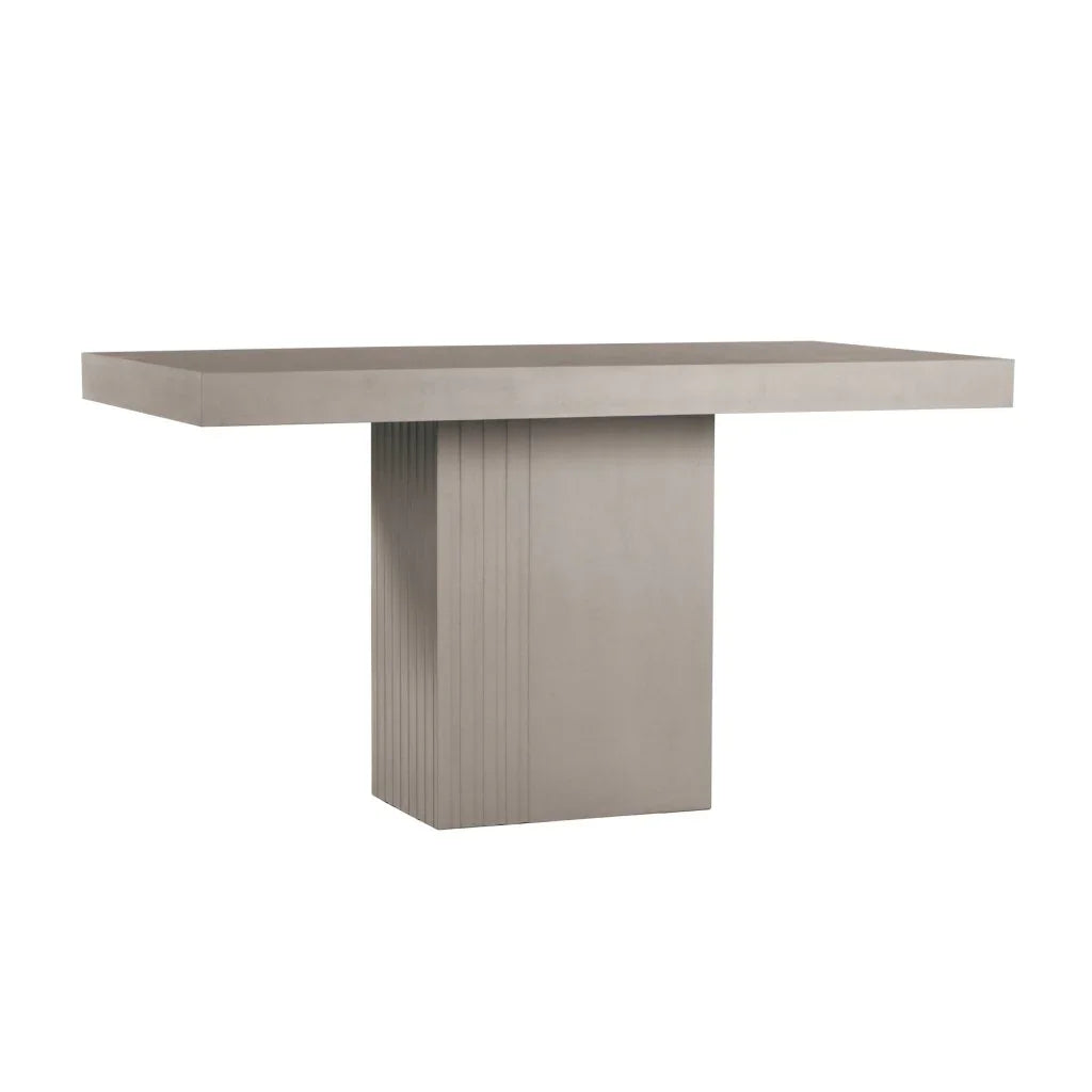 Tama Concrete Counter Patio Dining Table - LOOMLAN - Seasonal Living - Outdoor Dining Tables