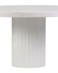 Tama Concrete Round Patio Dining Table - LOOMLAN - Seasonal Living - Outdoor Dining Tables