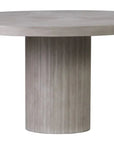 Tama Concrete Round Patio Dining Table - LOOMLAN - Seasonal Living - Outdoor Dining Tables