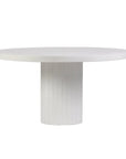 Tama Concrete Round Patio Dining Table - LOOMLAN - Seasonal Living - Outdoor Dining Tables