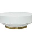 Tambor Resin Patio Coffee Table - LOOMLAN - Artesia - Outdoor Coffee Tables