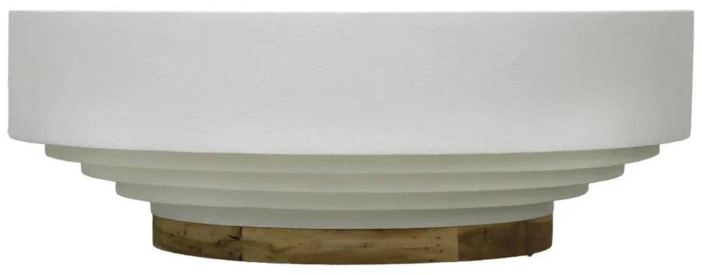 Tambor Resin Patio Coffee Table - LOOMLAN - Artesia - Outdoor Coffee Tables