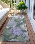 LOOMLAN Rugs Tanarra Purple Washable Indoor-Outdoor Rug