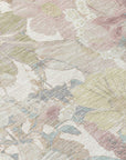 LOOMLAN Rugs Taniska Ivory Washable Indoor-Outdoor Rug