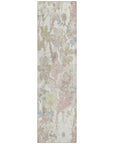 LOOMLAN Rugs Taniska Ivory Washable Indoor-Outdoor Rug