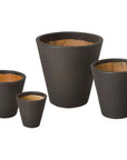 Emissary Tapered Round Ceramic Planter