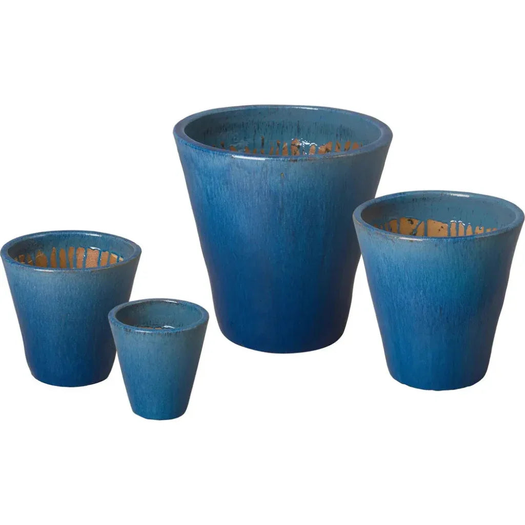 Emissary Tapered Round Ceramic Planter