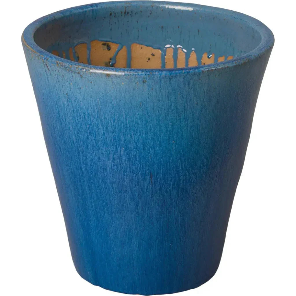 Emissary Tapered Round Ceramic Planter