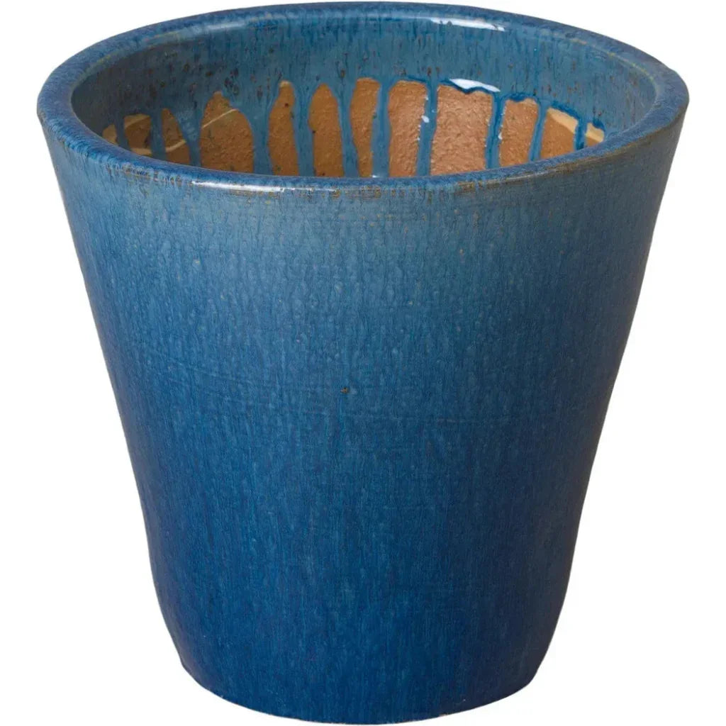 Emissary Tapered Round Ceramic Planter