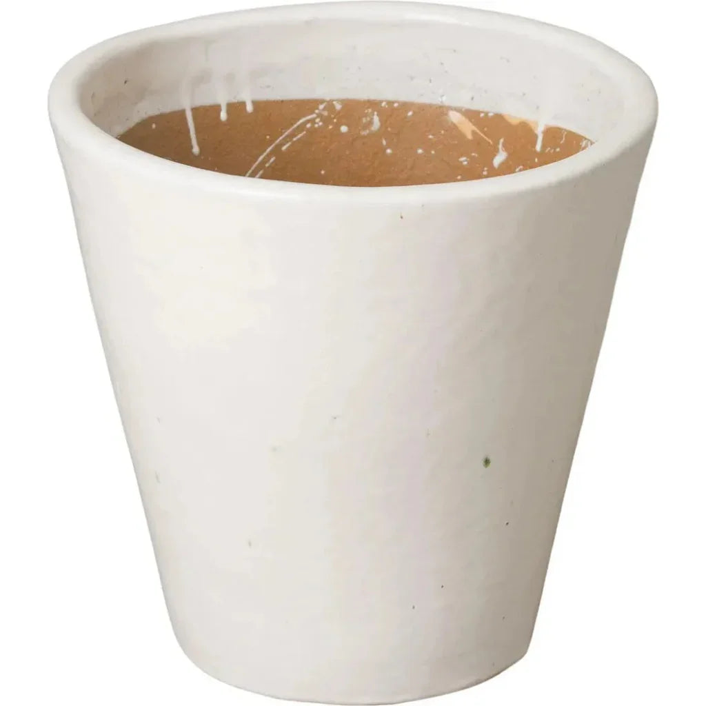 Emissary Tapered Round Ceramic Planter