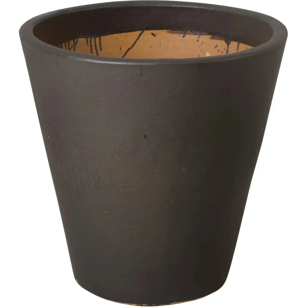 Emissary Tapered Round Ceramic Planter