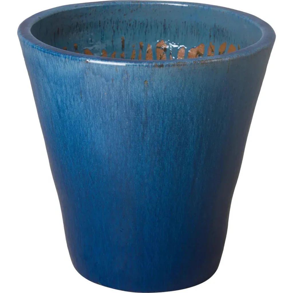 Emissary Tapered Round Ceramic Planter