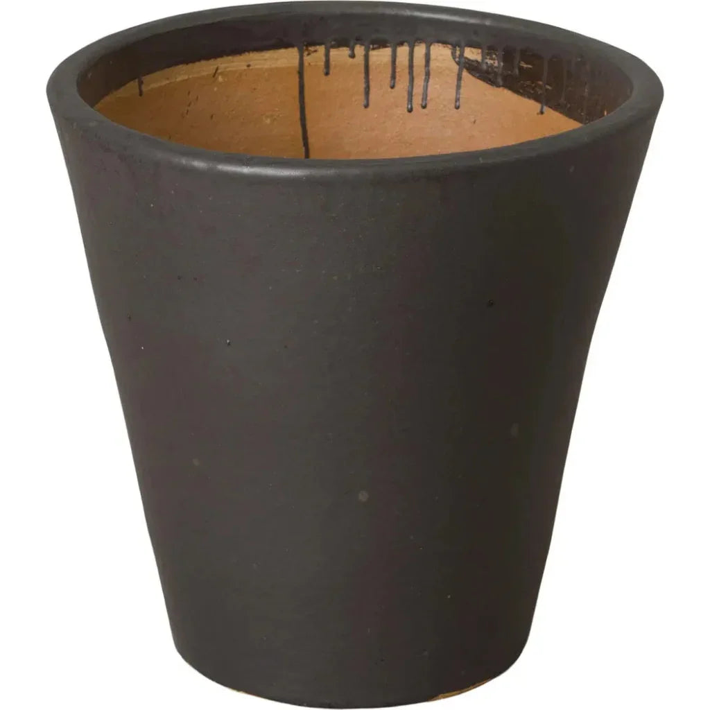 Emissary Tapered Round Ceramic Planter